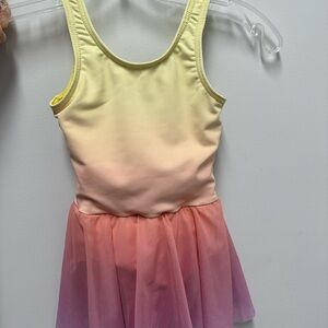 Kids Ombré Leotard Dance Dress